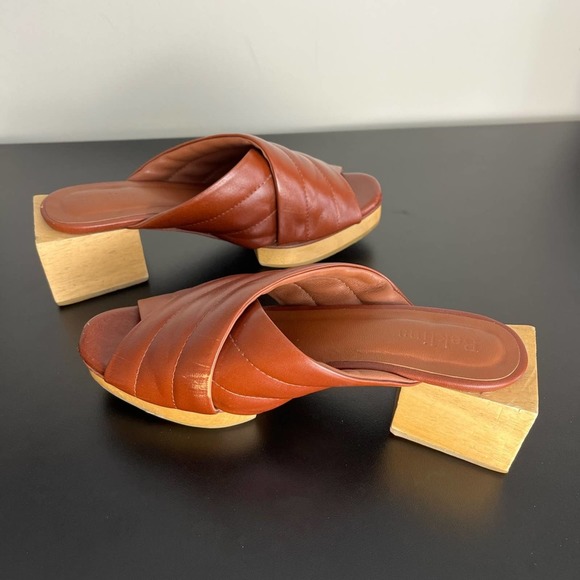 Beklina Matisse Criss-Cross Platform Slides (size 6.5) - Picture 5 of 9